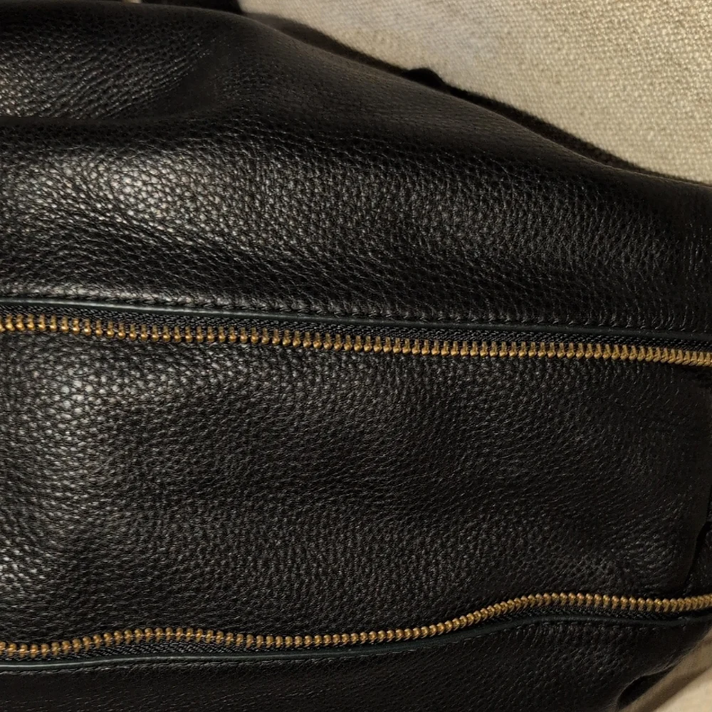 Fossil Black Leather Satchel